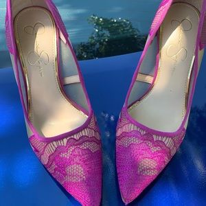 Jessica Simpson Lace Pumps